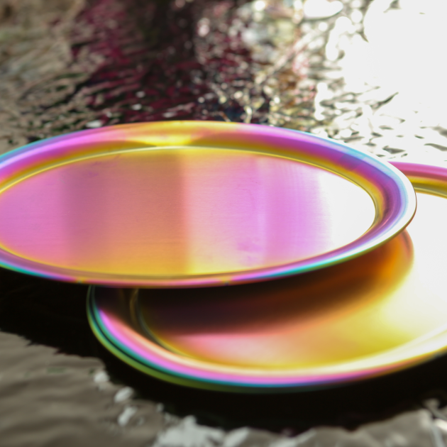 Oblong Small Appetizer Trays (Set of 2)