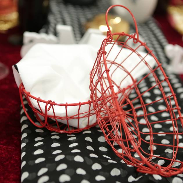 Red Wired Breadbasket