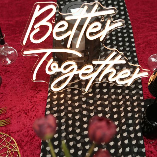 “Better Together” LED Centerpiece