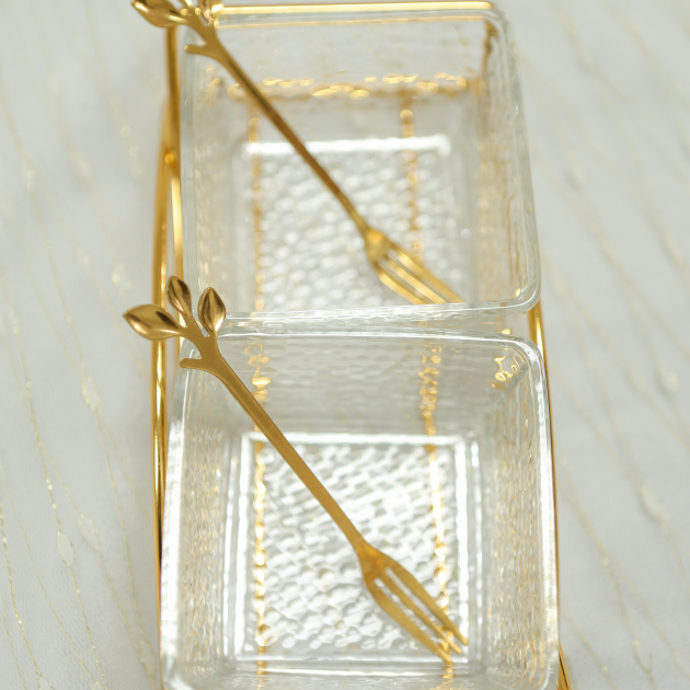 Small Dip Dishes with Forks